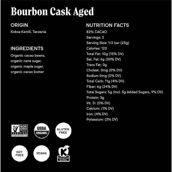 Raaka Bourbon Cask Aged Chocolate Bar - Giften Market