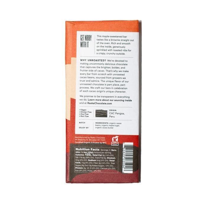 Raaka Maple and Nibs Chocolate Bar - Giften Market
