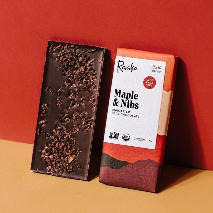 Raaka Maple and Nibs Chocolate Bar - Giften Market