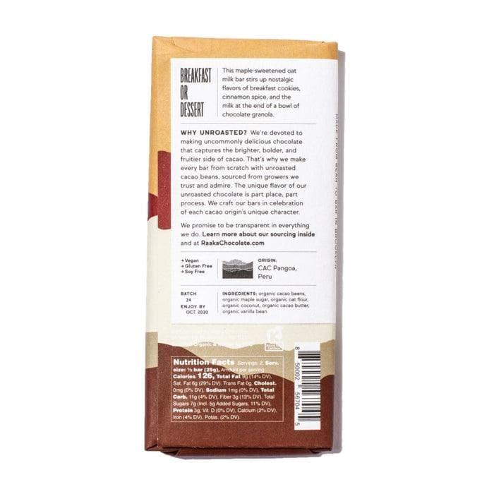 Raaka Oat Milk Chocolate Bar - Giften Market