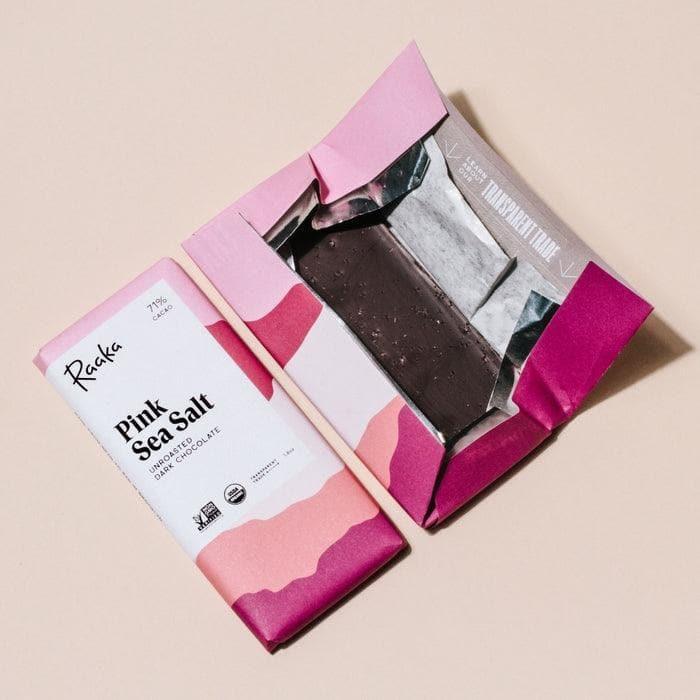 Raaka Pink Sea Salt Chocolate Bar - Giften Market