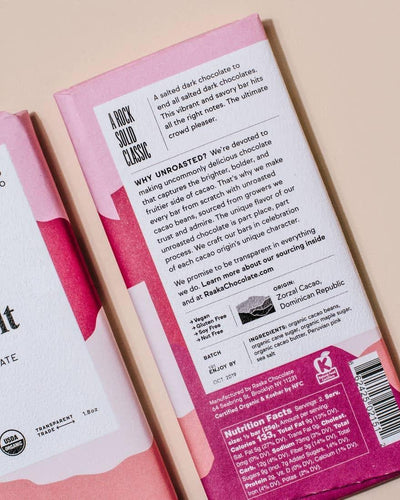 Raaka Pink Sea Salt Chocolate Bar - Giften Market