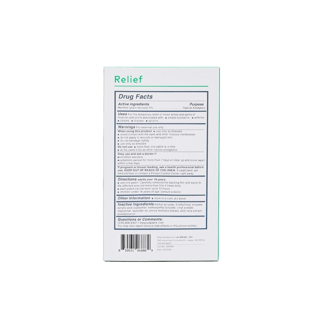 Relief Patch Pack - Giften Market