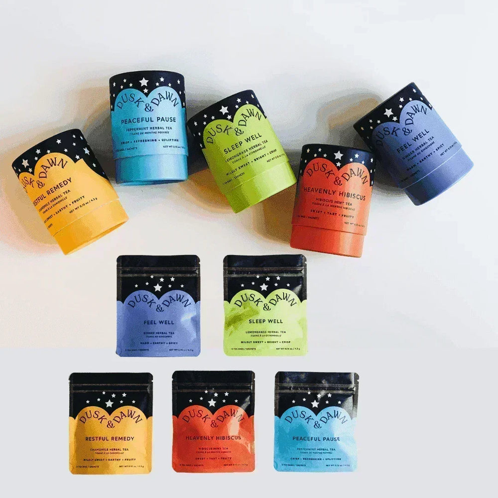 Restful Remedy Herbal Tea Tube - 3 Tea Bags - Giften Market