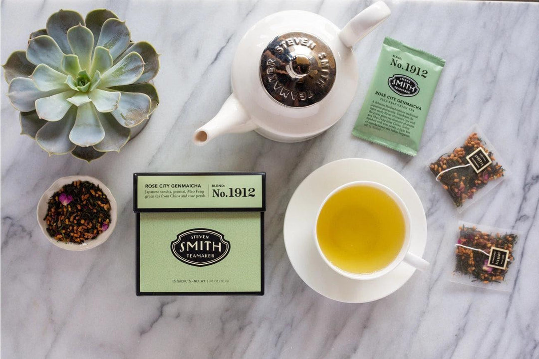 Rose City Genmaicha Blended Green Tea - Giften Market
