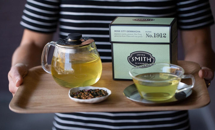 Rose City Genmaicha Blended Green Tea - Giften Market