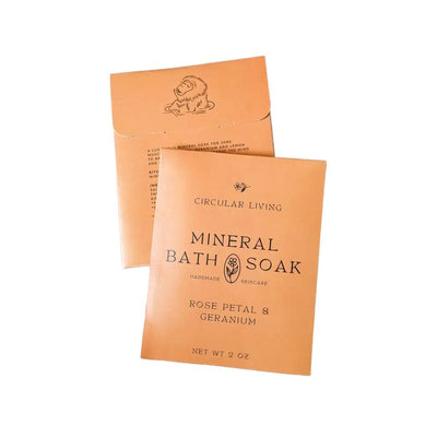 Rose Petal & Geranium Mineral Bath Soak - Giften Market