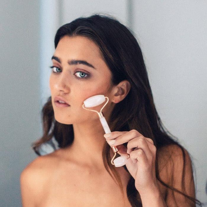 Rose Quartz Crystal Facial Roller - Giften Market