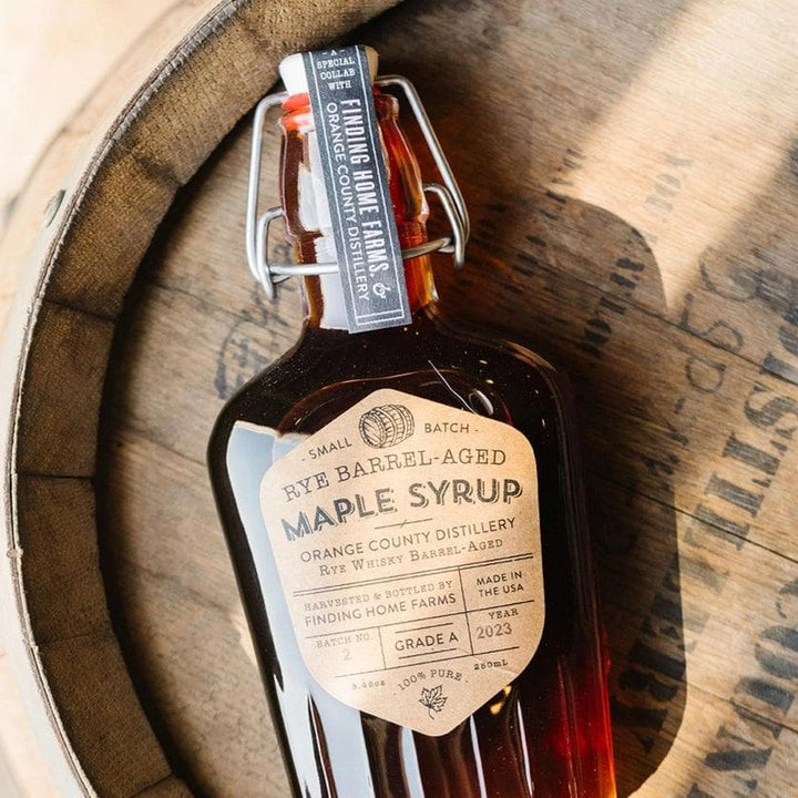 Rye Barrel-Aged Maple Syrup - 8.45oz - Giften Market