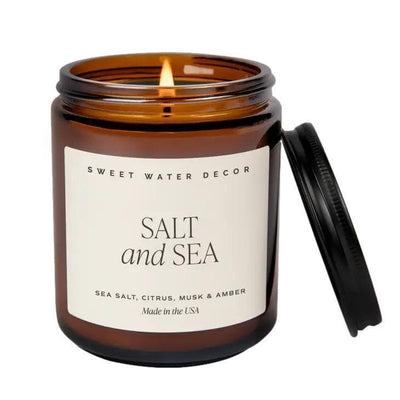 Salt and Sea Soy Candle - Giften Market
