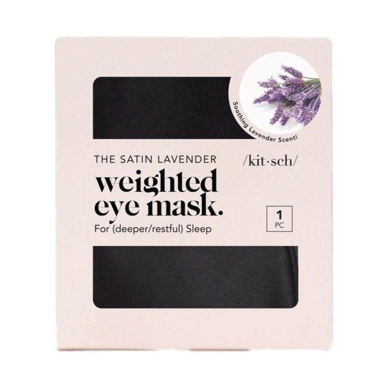Satin Weighted Eye Mask - Lavender - Giften Market
