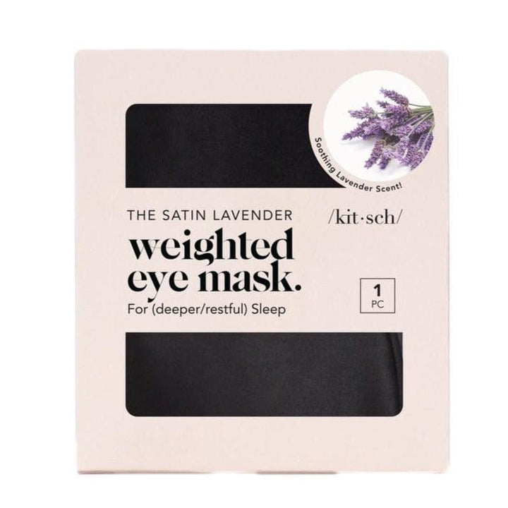 Satin Weighted Eye Mask - Lavender - Giften Market