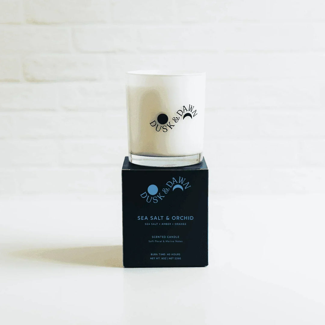Sea Salt & Orchid Deluxe Soy Candle - Giften Market