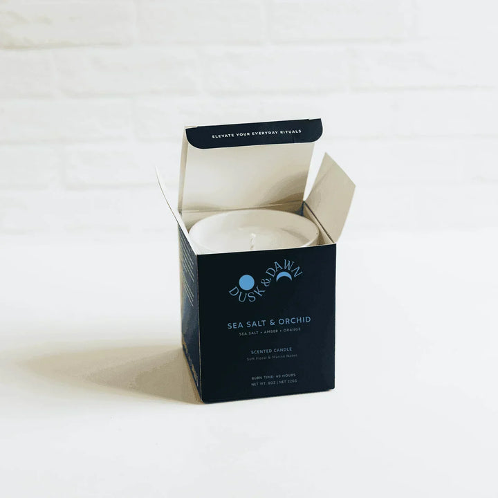 Sea Salt & Orchid Deluxe Soy Candle - Giften Market