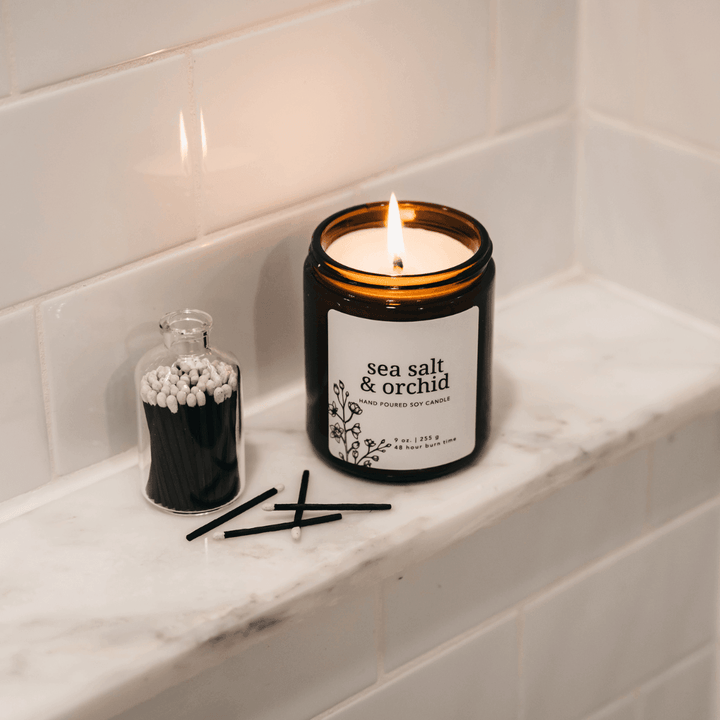 Sea Salt & Orchid Soy Candle - Giften Market