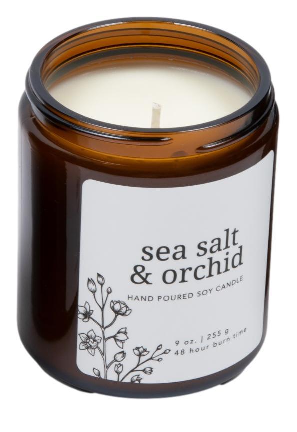 Sea Salt & Orchid Soy Candle - Giften Market
