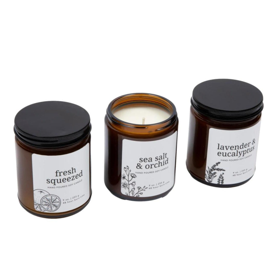 Sea Salt & Orchid Soy Candle - Giften Market