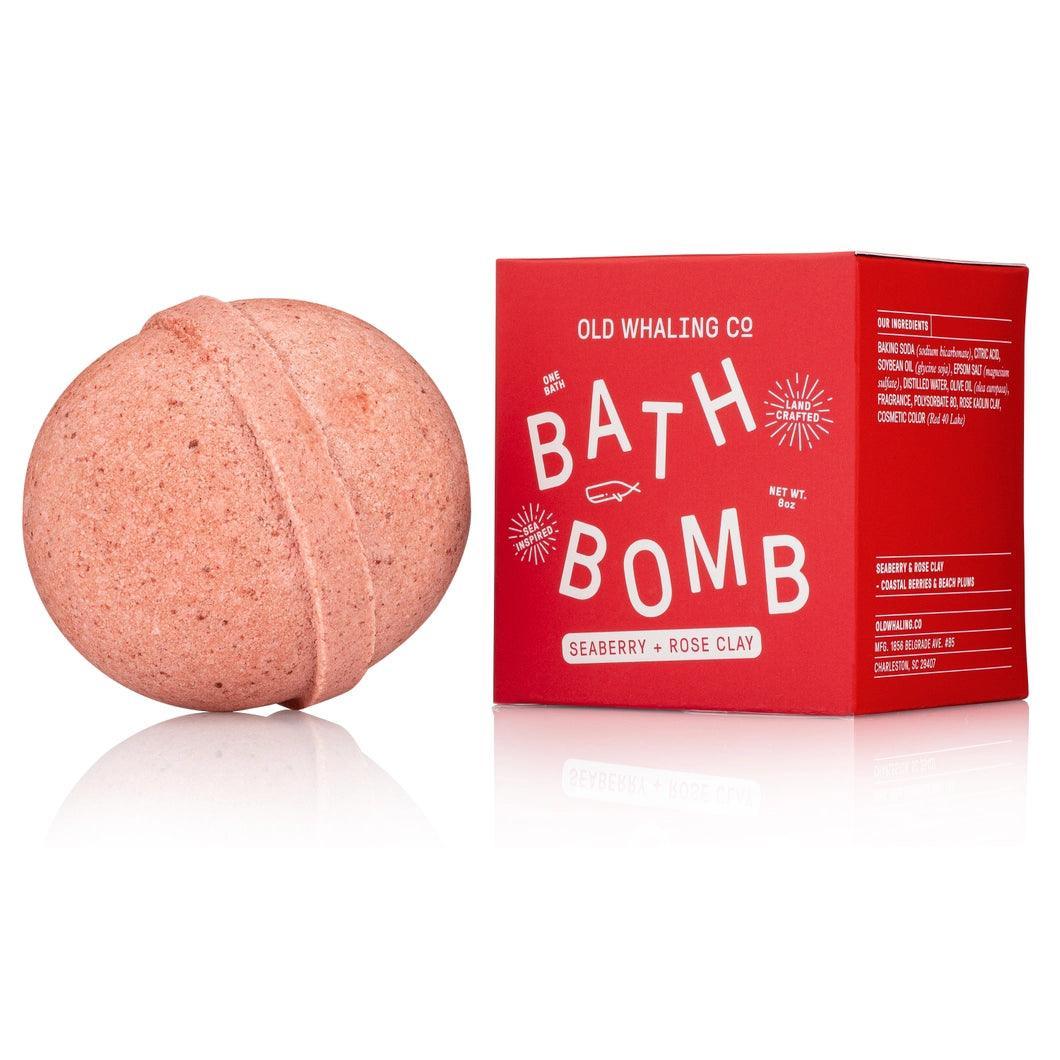 Seaberry & Rose Clay Bath Bomb - Giften Market