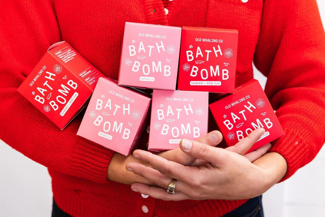 Seaberry & Rose Clay Bath Bomb - Giften Market
