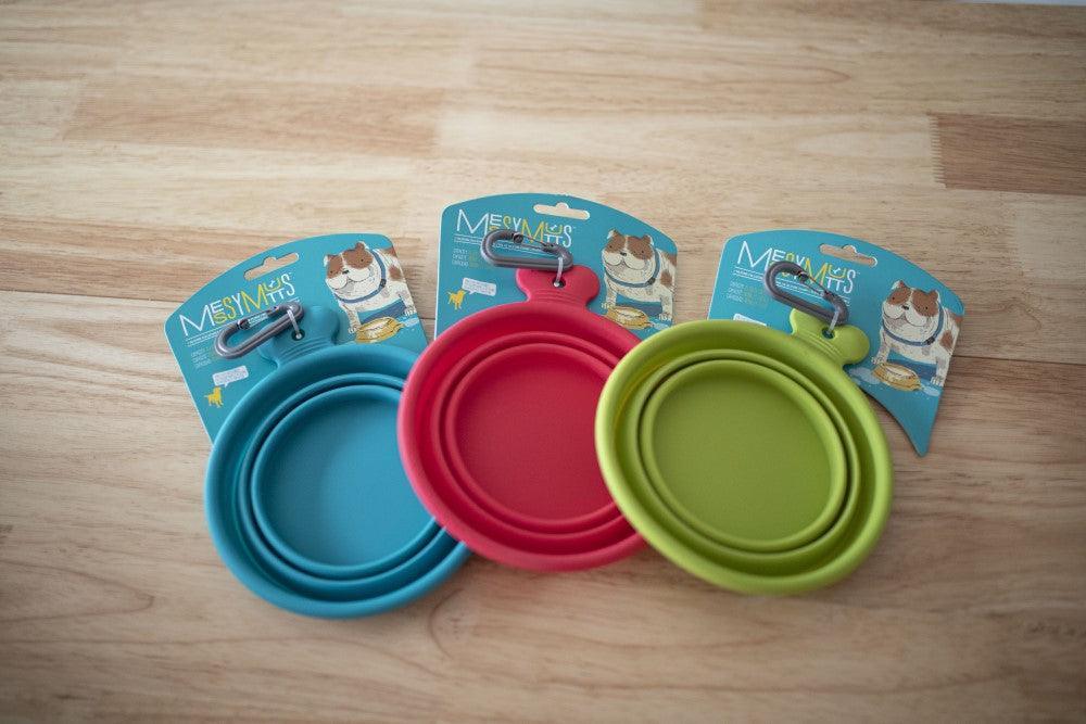 Silicone Collapsible Dog Bowl - Blue - Giften Market