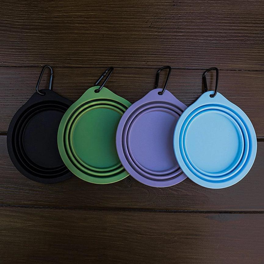 Silicone Collapsible Dog Bowl - Purple - Giften Market