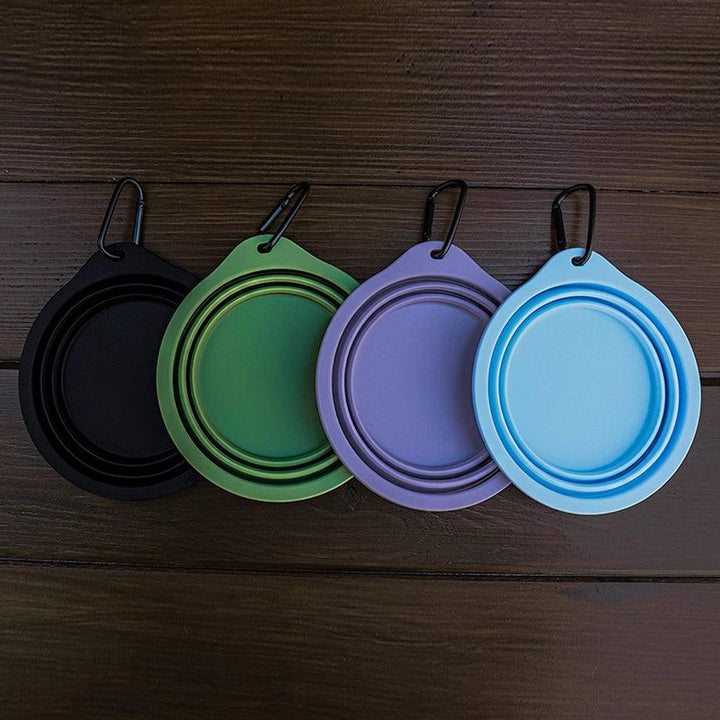 Silicone Collapsible Dog Bowl - Purple - Giften Market