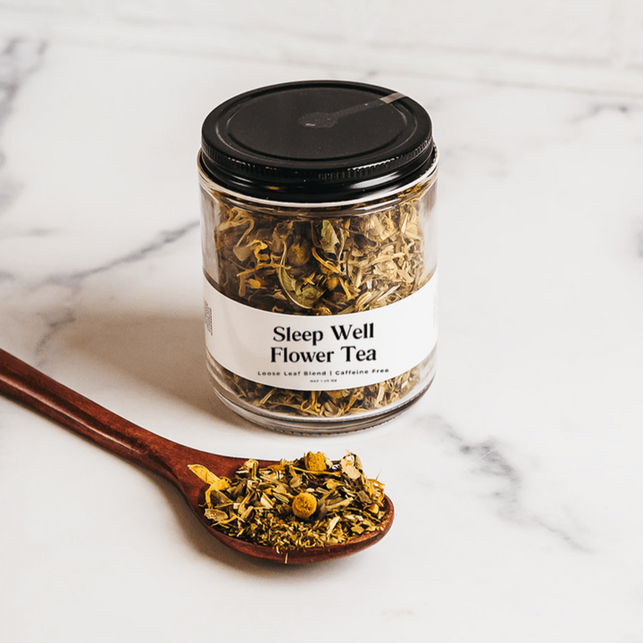Sleep Well Flower Tea - Glass Jar - Giften Market