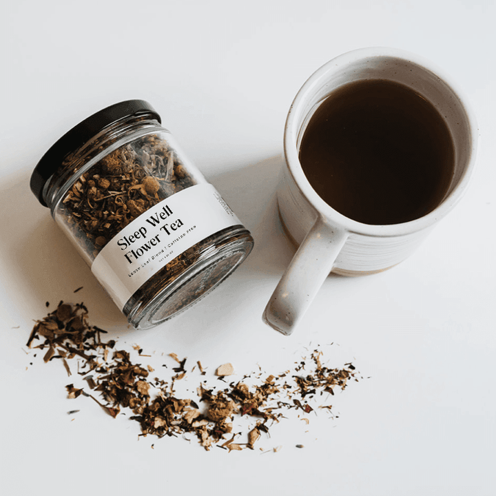 Sleep Well Flower Tea - Glass Jar - Giften Market