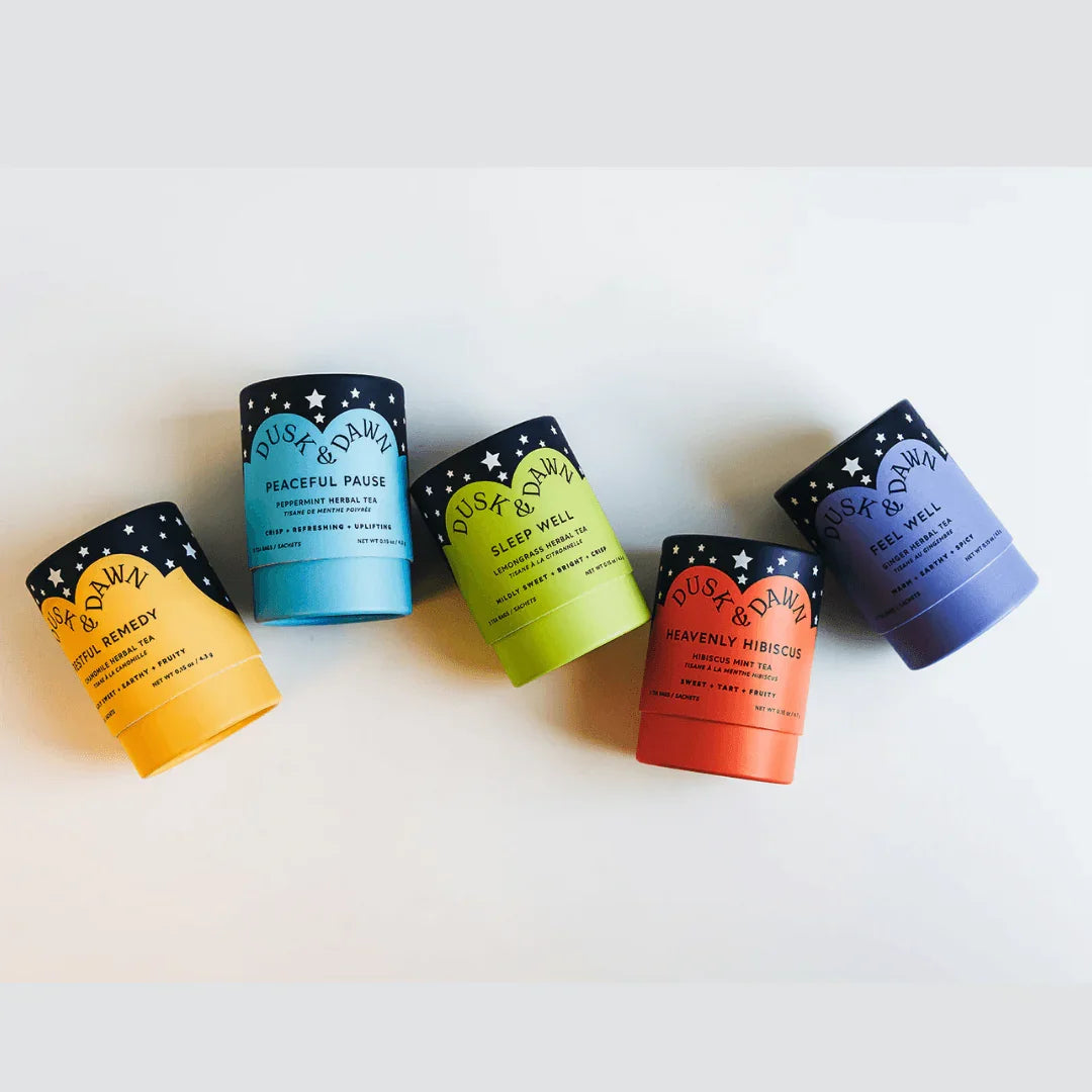 Sleep Well Herbal Tea Tube - 5 Tea Bags - Giften Market