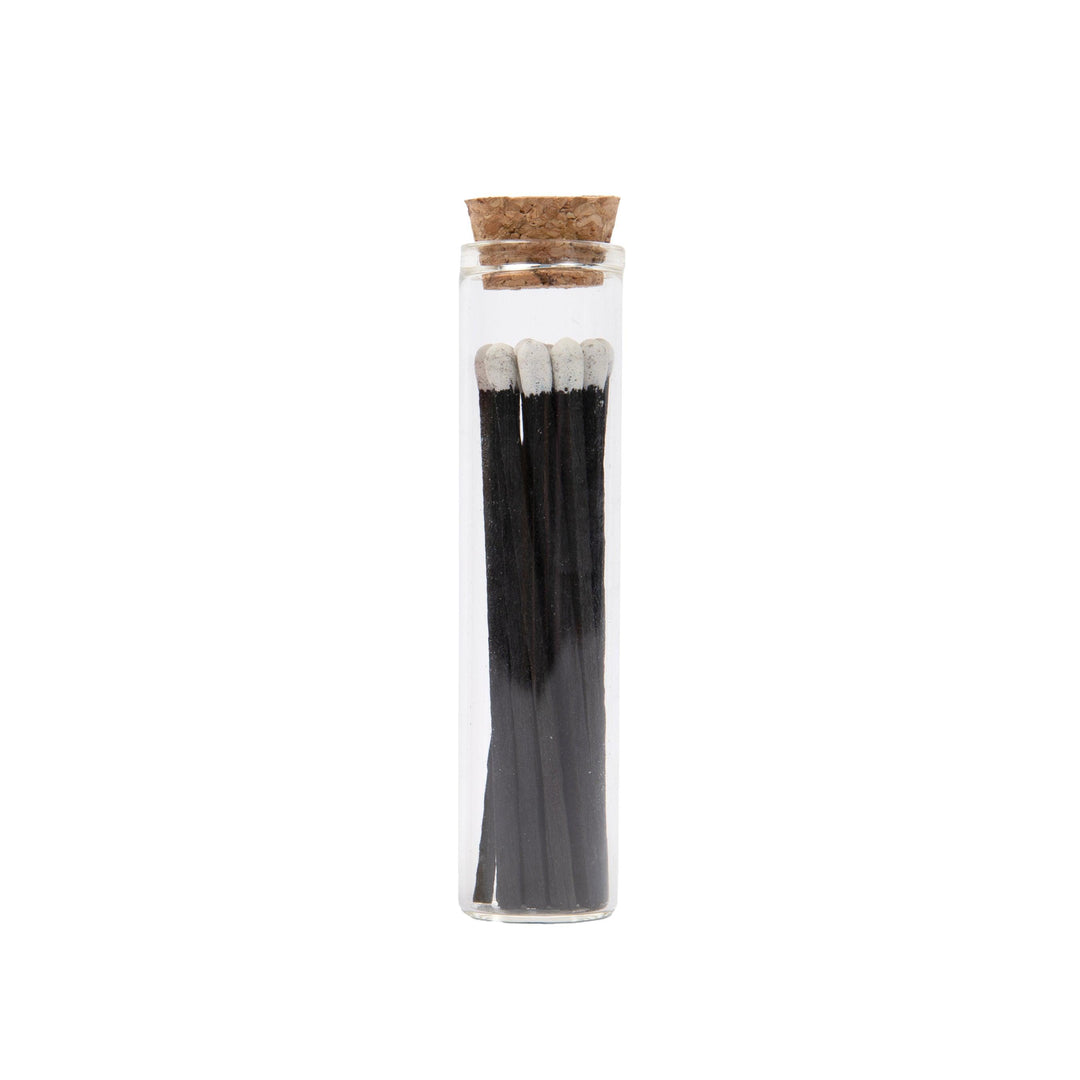 Small Apothecary Match Glass Jar - Tall - Giften Market