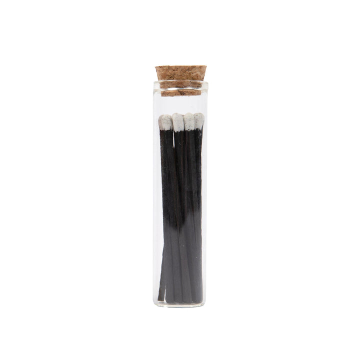 Small Apothecary Match Glass Jar - Tall - Giften Market