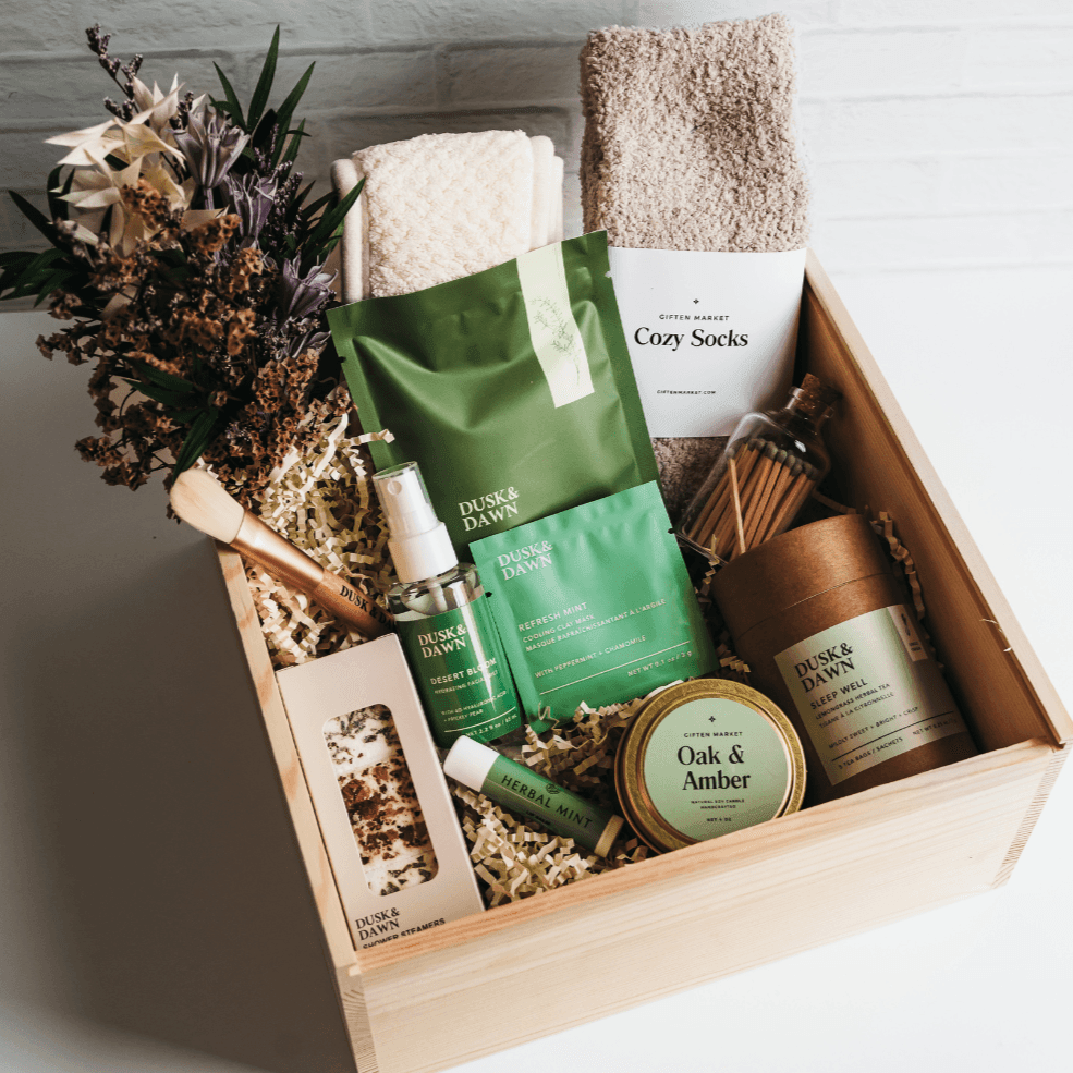 Soothing Sanctuary Luxury Gift Crate - Giften Market