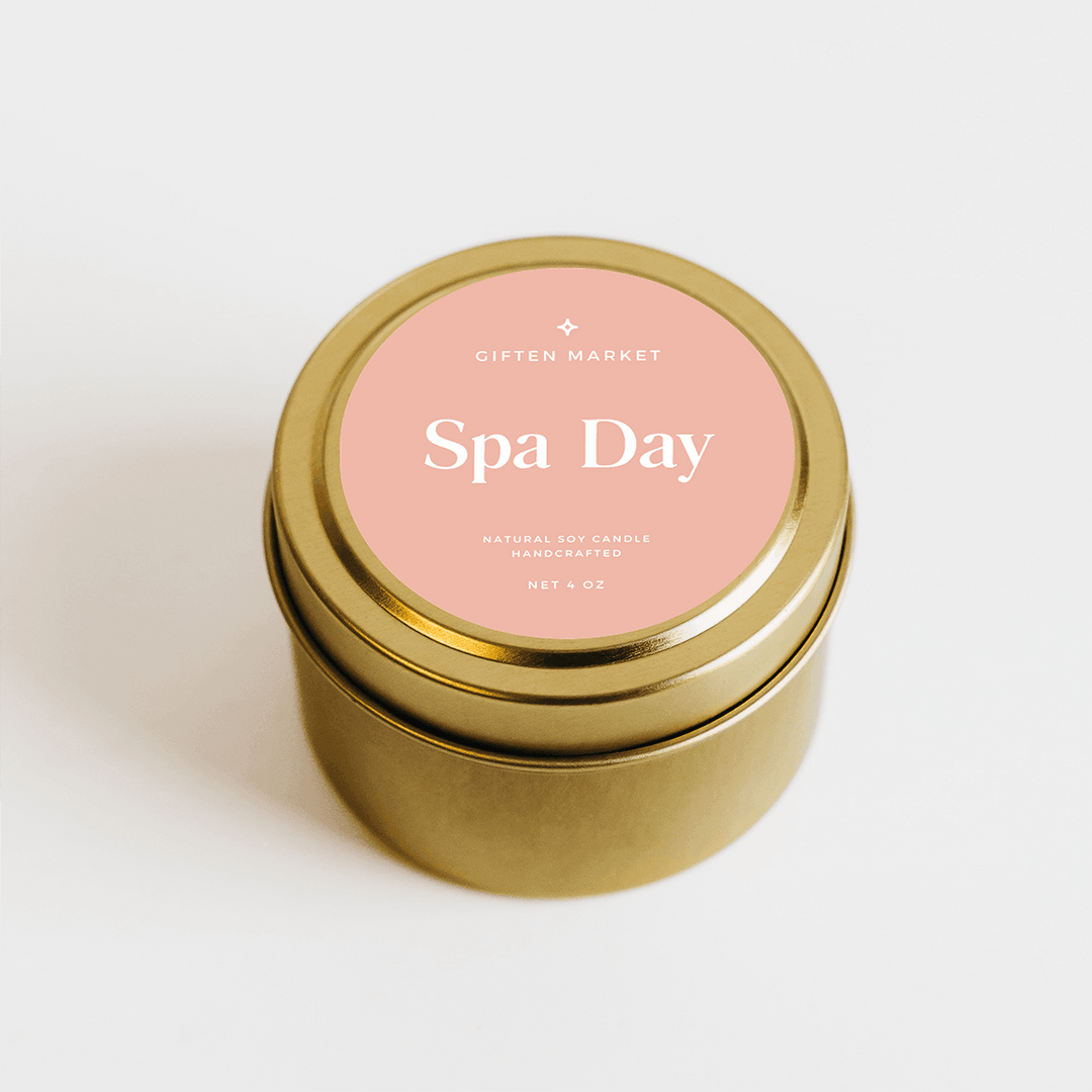 Spa Day Gold Travel Candle - Giften Market