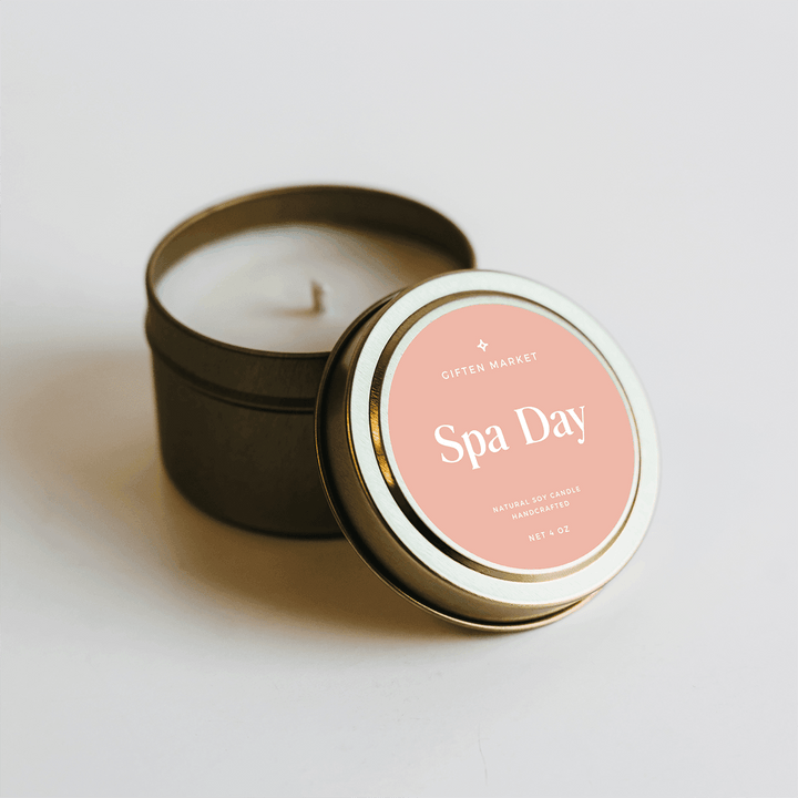 Spa Day Gold Travel Candle - Giften Market
