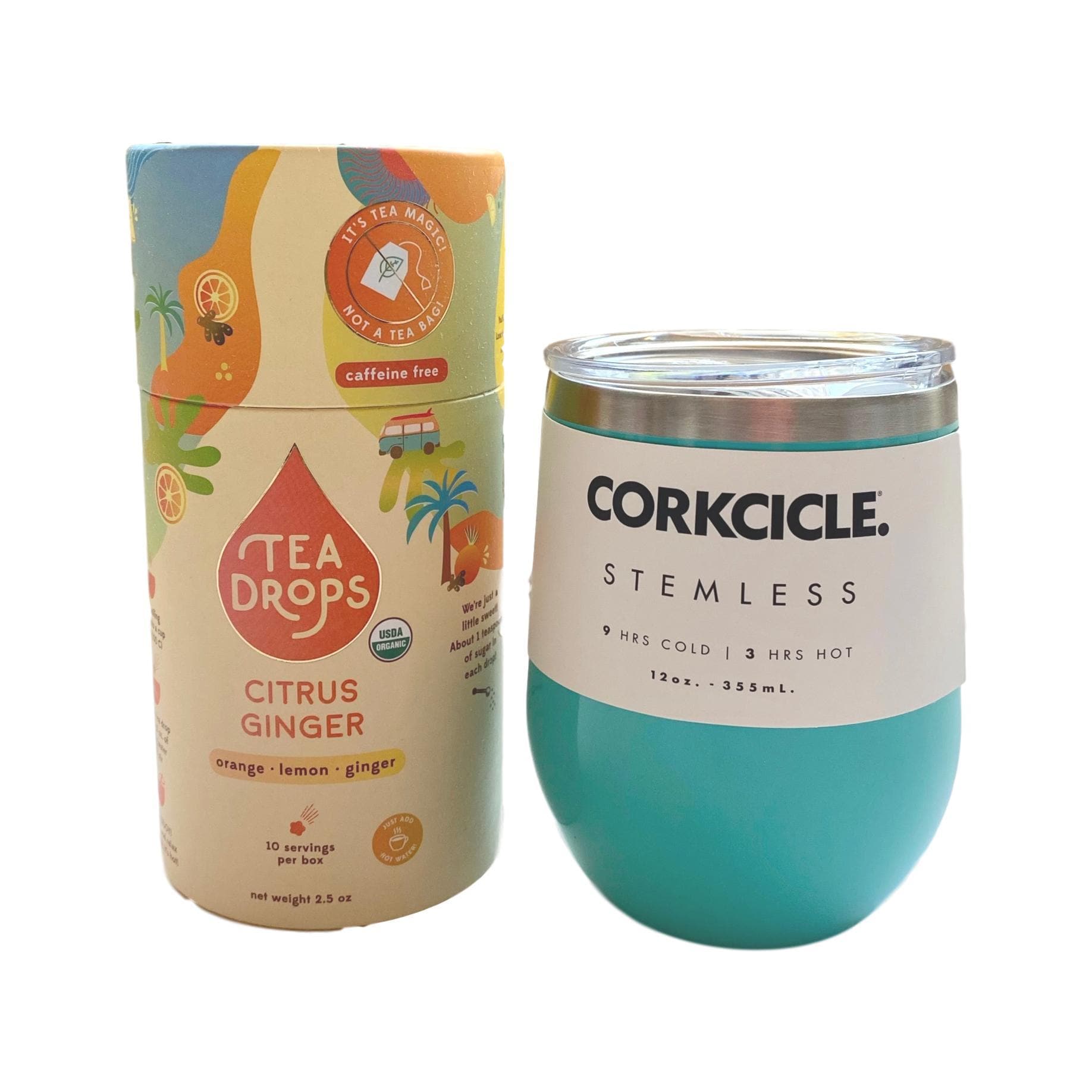 Corkcicle Classic Stemless 12oz Wine Cups