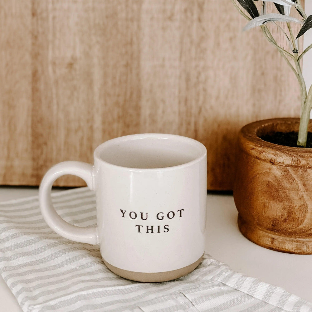 Stoneware Coffee Mug - "You Got This" - Giften Market