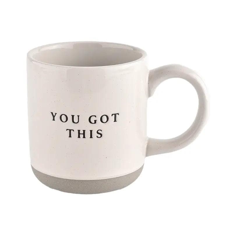Stoneware Coffee Mug - "You Got This" - Giften Market