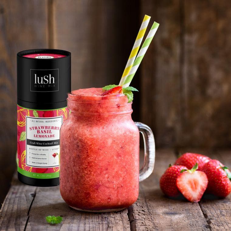 Strawberry Basil Lemonade Craft Cocktail Mix - Giften Market