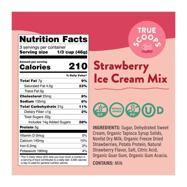 Strawberry Ice Cream Mix - Giften Market