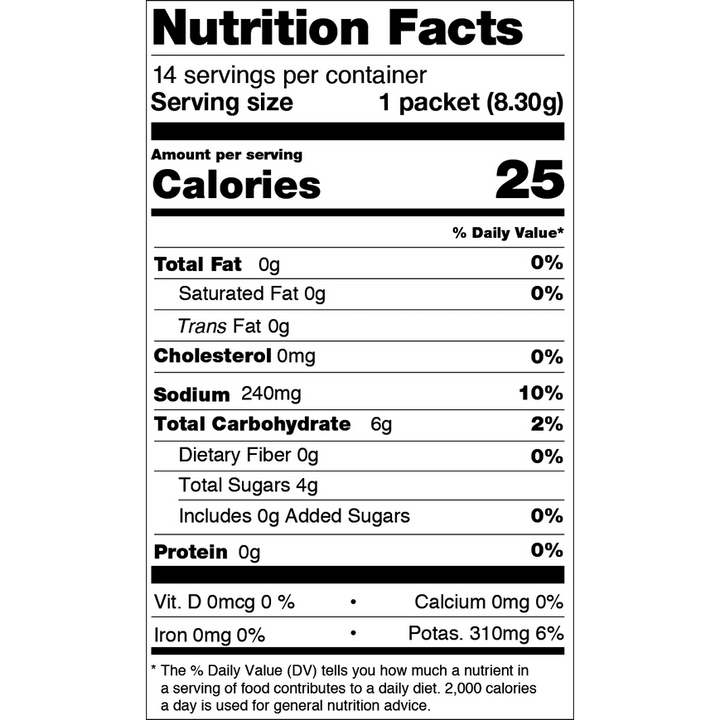 Strawberry Kiwi Hydrating Electrolyte Mix - 4 Pack - Giften Market