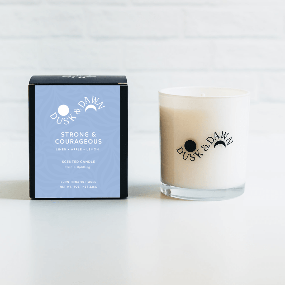 Strong & Courageous Deluxe Soy Candle - Giften Market