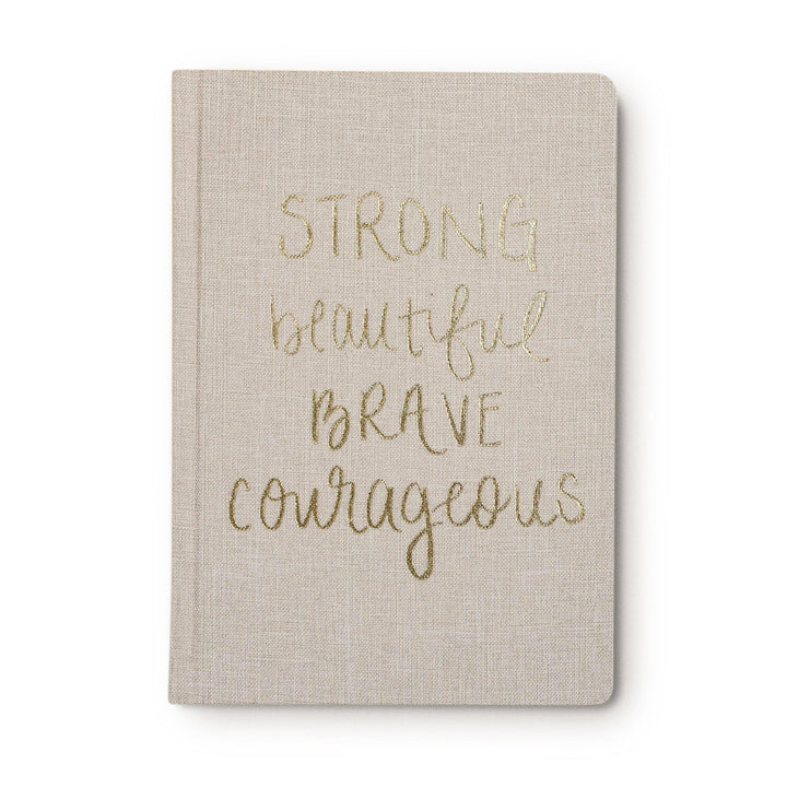 Strong Beautiful Brave Courageous Fabric Journal - Giften Market