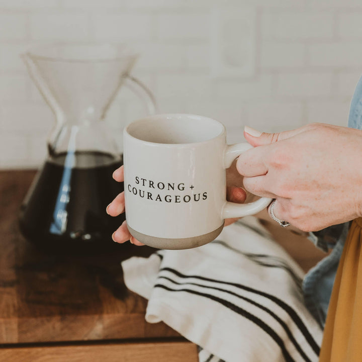 Strong + Courageous Coffee Mug - Giften Market