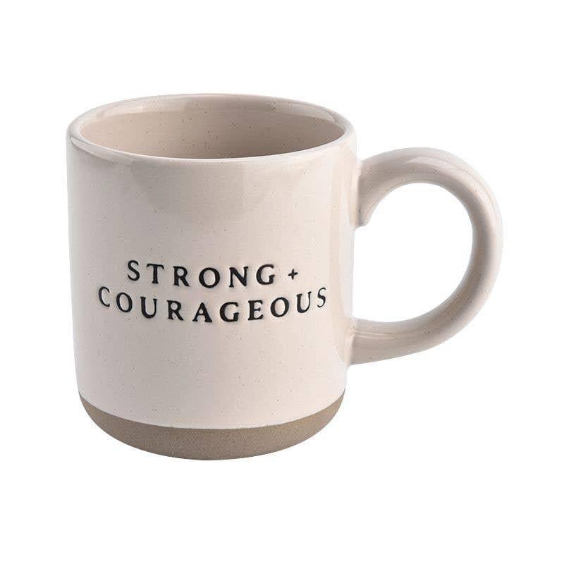 Strong + Courageous Coffee Mug - Giften Market