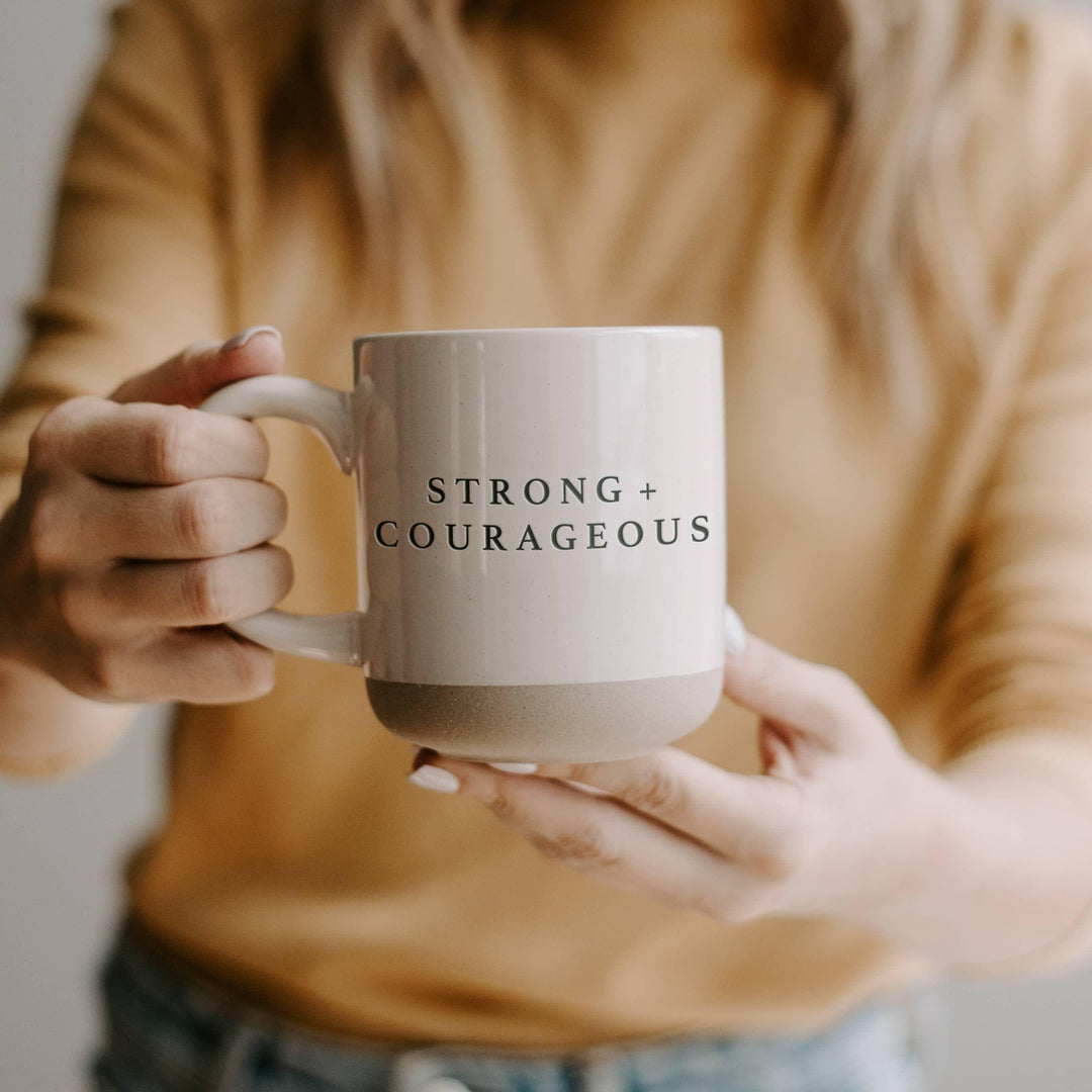 Strong + Courageous Coffee Mug - Giften Market