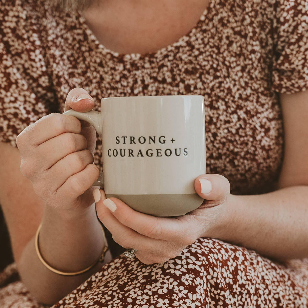 Strong + Courageous Coffee Mug - Giften Market