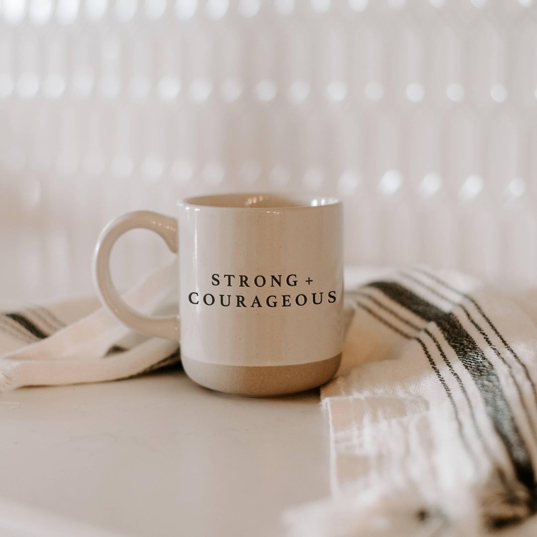 Strong + Courageous Coffee Mug - Giften Market