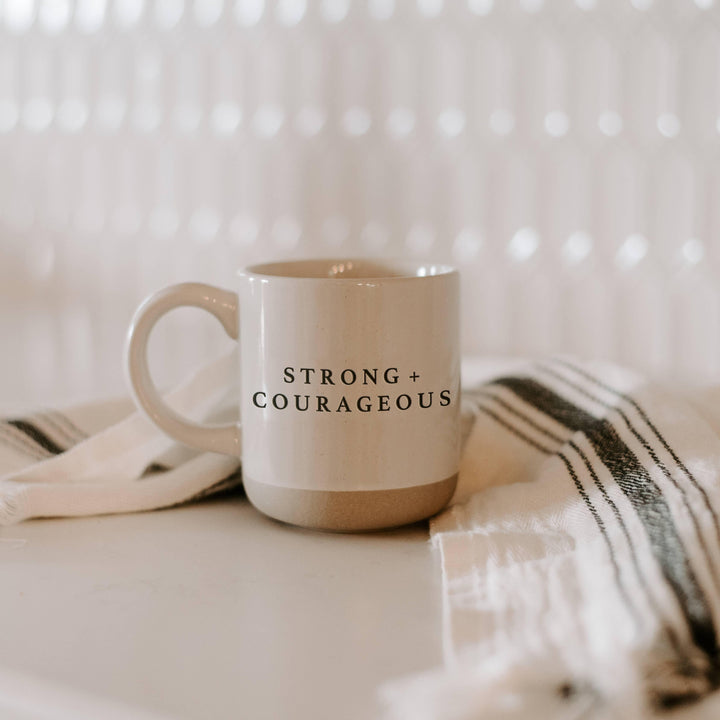 Strong + Courageous Coffee Mug - Giften Market
