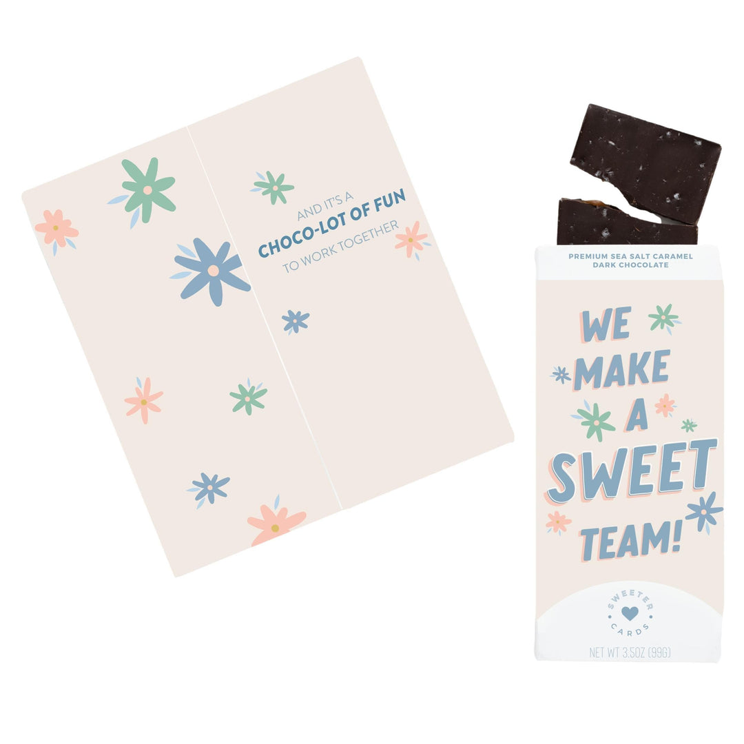 Sweet Team Greeting Card and Chocolate Bar - Giften Market