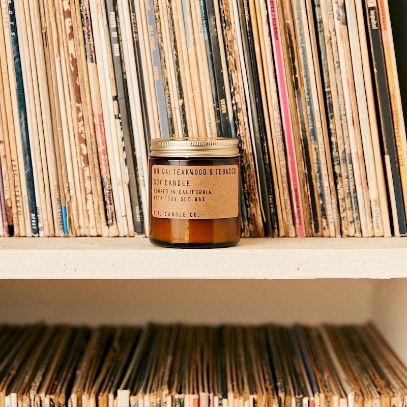Teakwood & Tobacco Mini Travel Candle - Giften Market